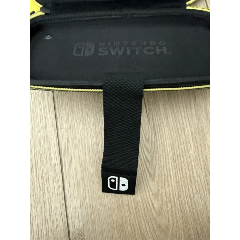 Pokemon Pikachu Case for Nintendo Switch 14 Slots Dk. Grey & Yellow